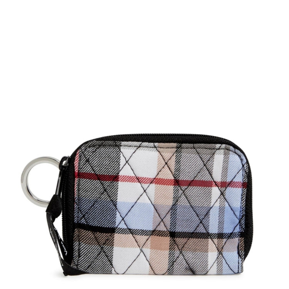 Vera Bradley Perfectly Plaid RFID Petite Zip-Around Wallet